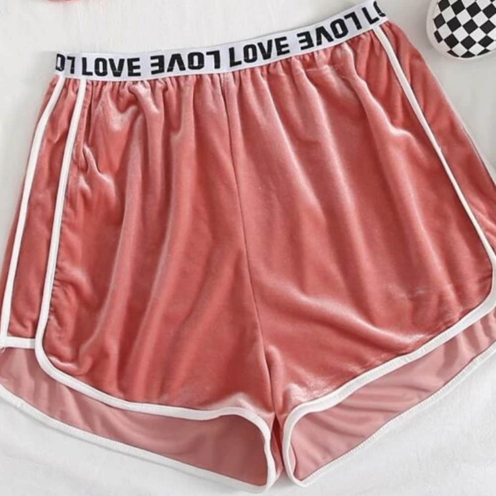 Velvet shorts
